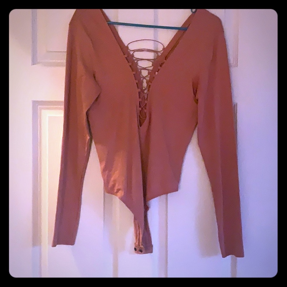 Deep pink bodysuit